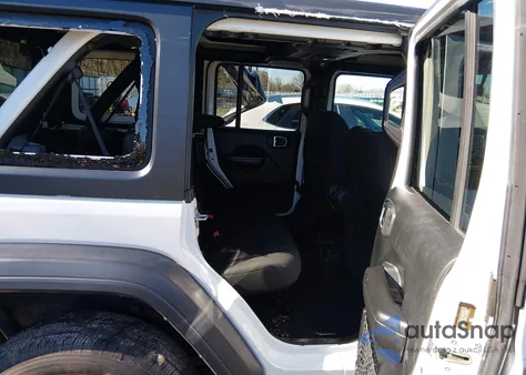 2018 Jeep Wrangler Unlimited Sport S 4X4 z USA, uszkodzony, nr VIN 1C4HJXDG3JW123175